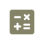 Ícono de calculadora